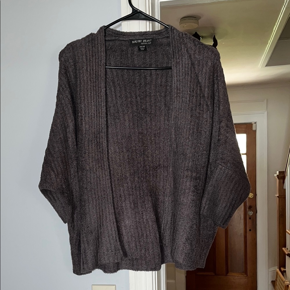 Barefoot Dreams Charcoal Cardigan